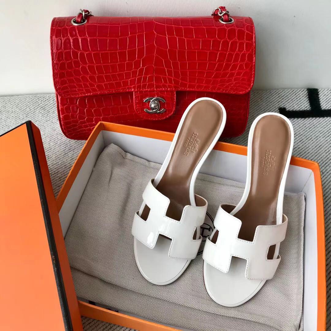 에르메스 올수공 오아시스 슬리퍼 샌들 페이던트 09